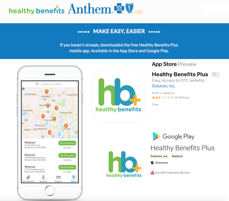 Anthem BCBS OTC | Www.healthybenefitsplus.com/AnthemBCBSOTC