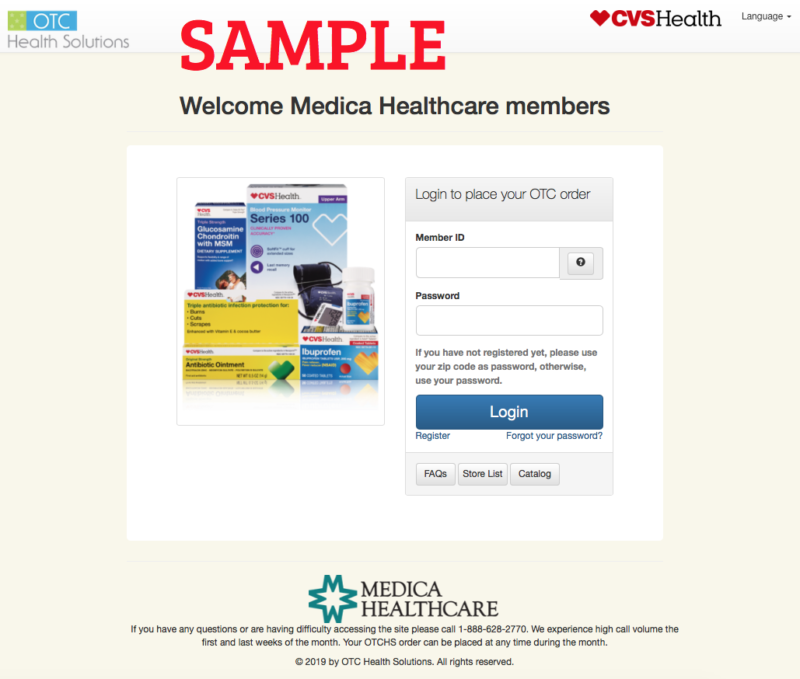 Medical Healthcare OTCHS OTC Login