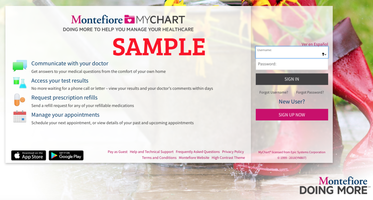 https://mychart.montefiore.org | Montefiore MyChart